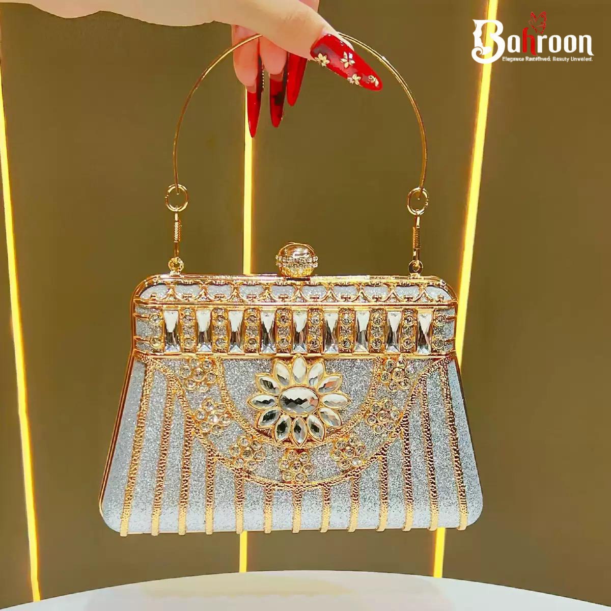 Luxury Diamond Bucket Bag