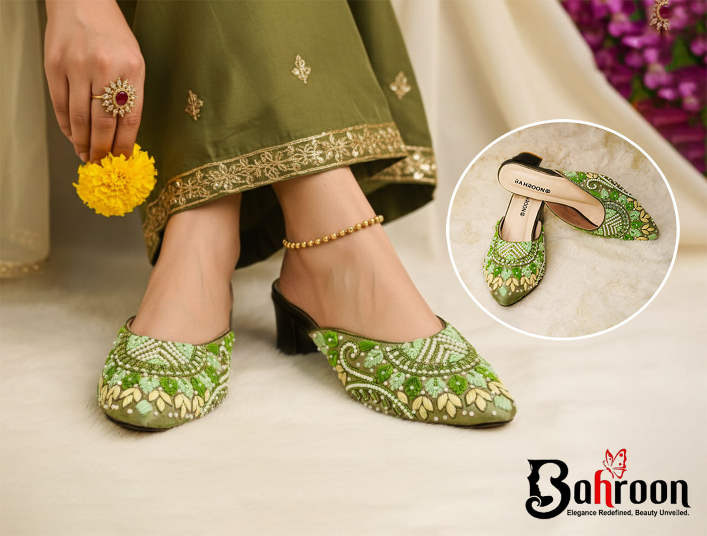 Premium Handcrafted Heel (𝐉𝐚𝐝𝐞𝐨𝐫𝐚)