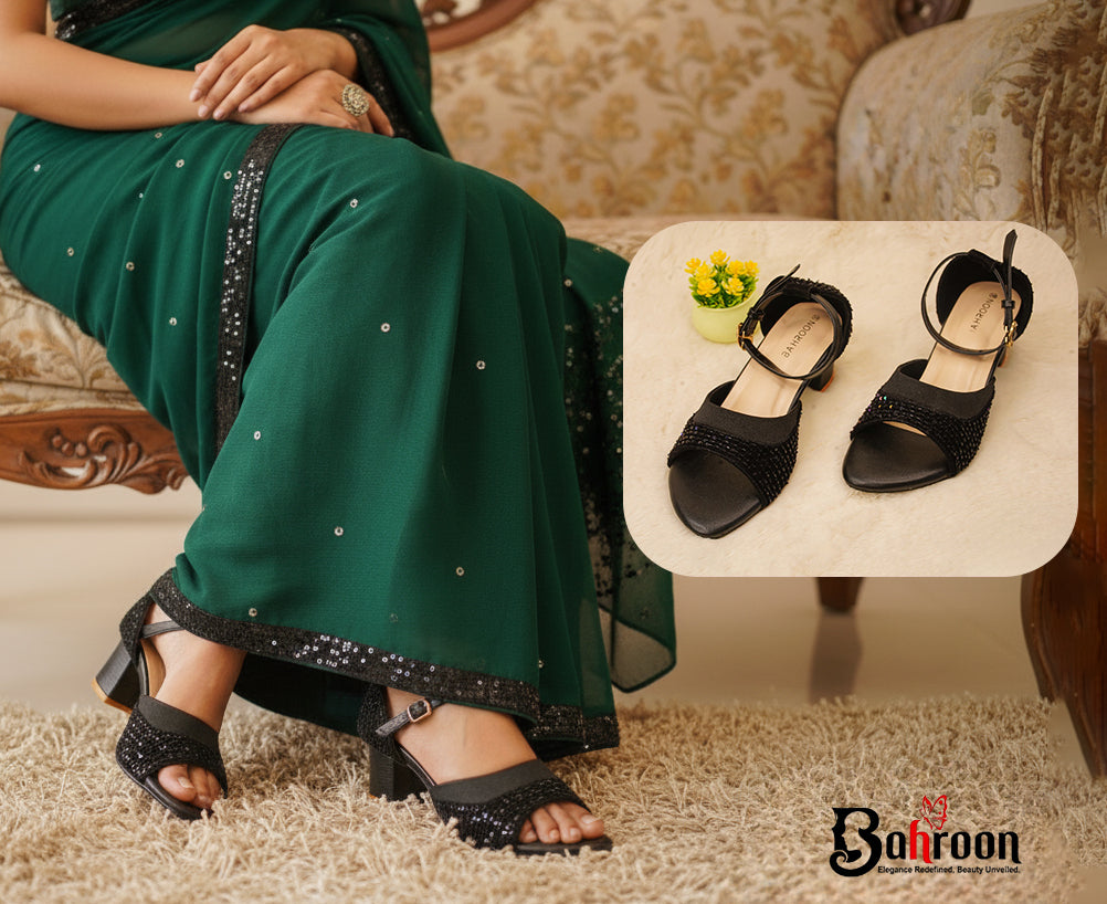 Premium Handcrafted Heel (𝐌𝐢𝐝𝐧𝐢𝐠𝐡𝐭 𝐬𝐩𝐚𝐫𝐤𝐥𝐞)