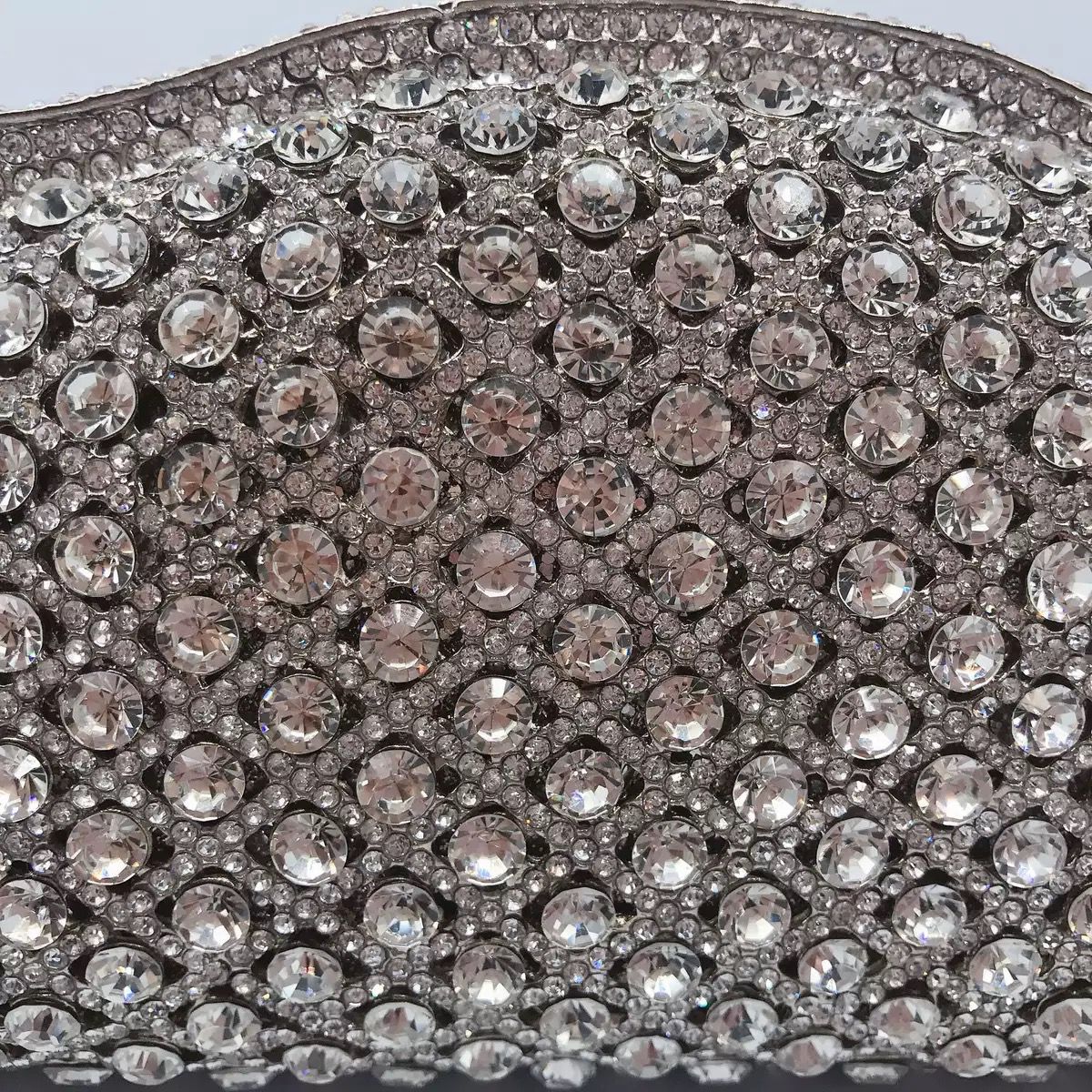 Luxury Dumpling-Style Diamond Clutch Bag