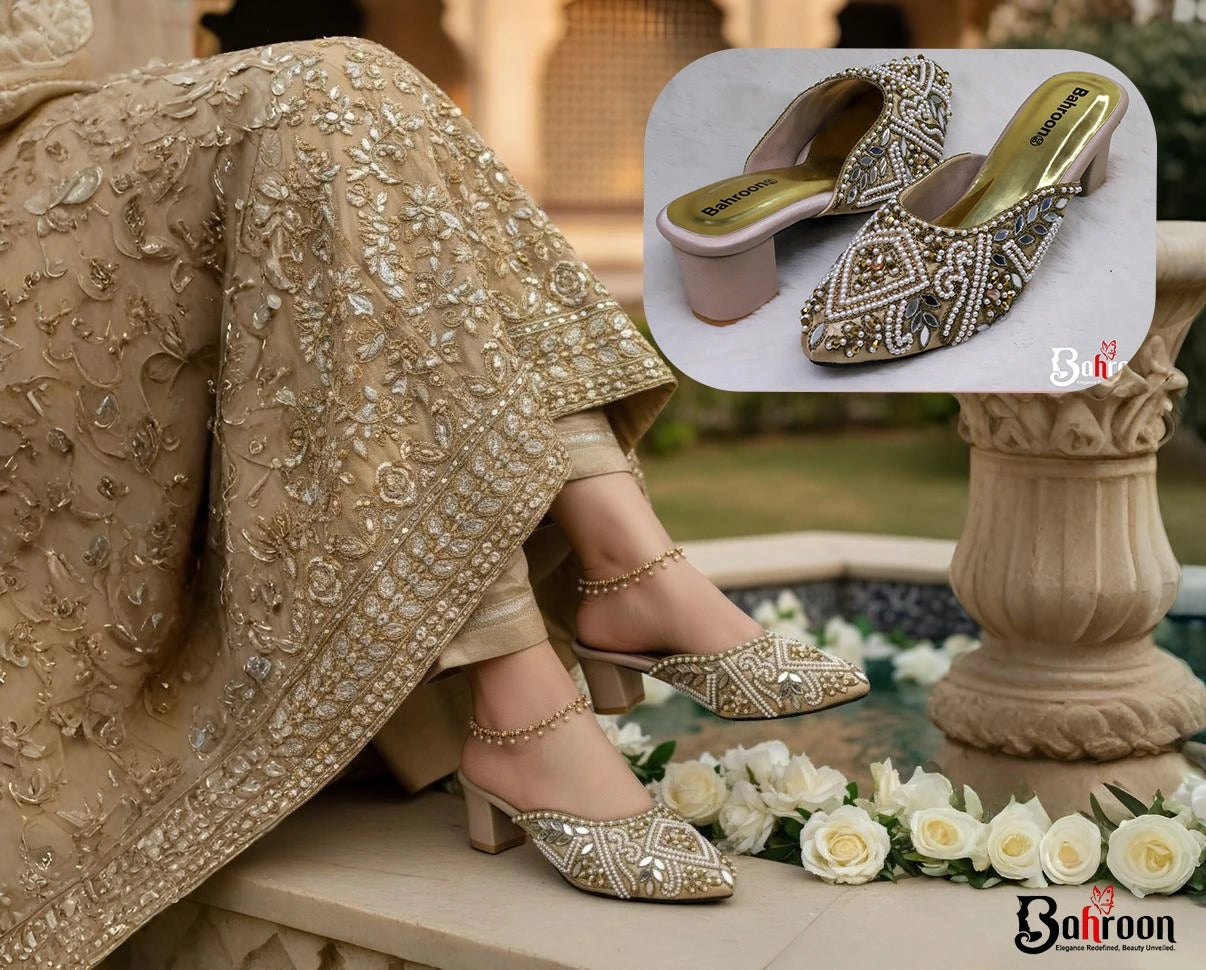 Premium Handcrafted Pump (𝐌𝐞𝐡𝐞𝐫𝐳𝐚)